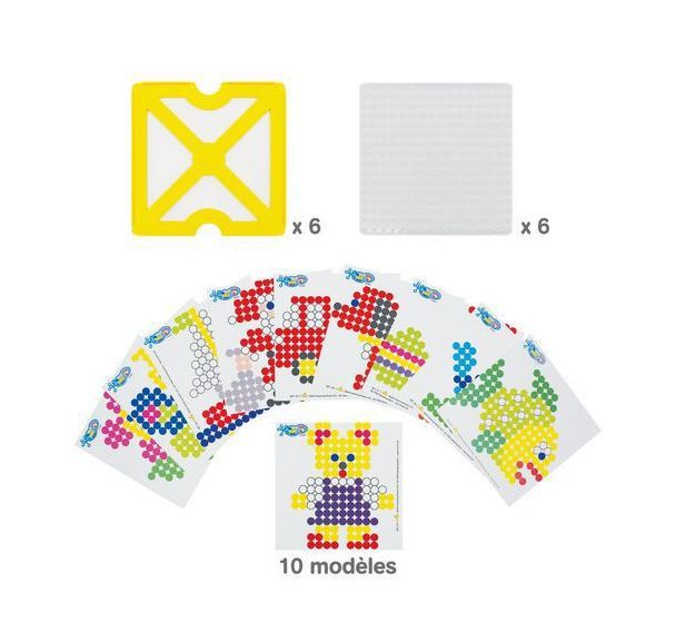 Atelier 1er pas pour 6 enfants Hama maxi