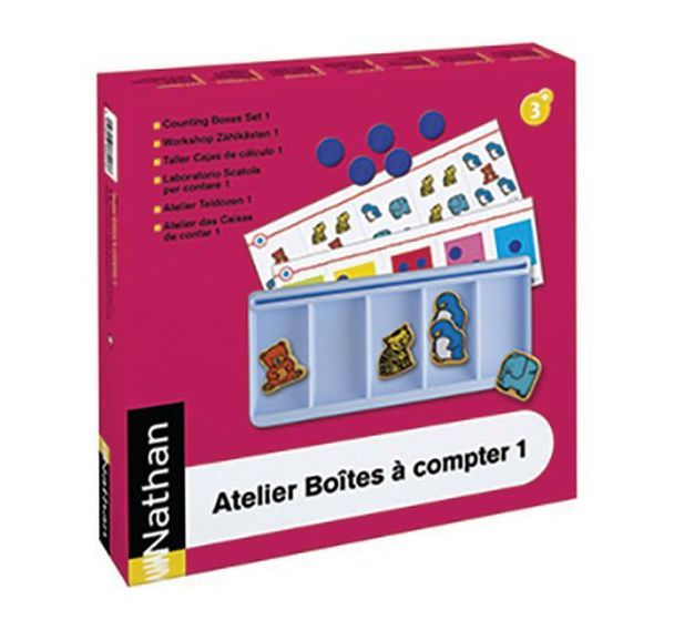 Atelier boîtes à compter 1 pour 2 enfants
