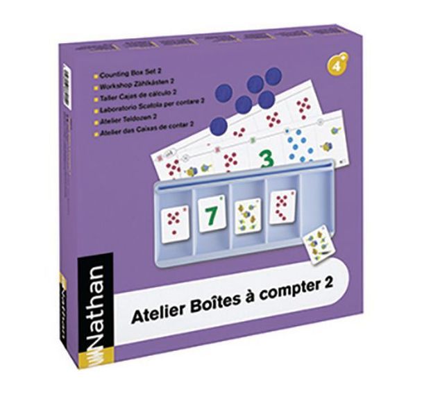Atelier boîtes à compter 2 pour 2 enfants
