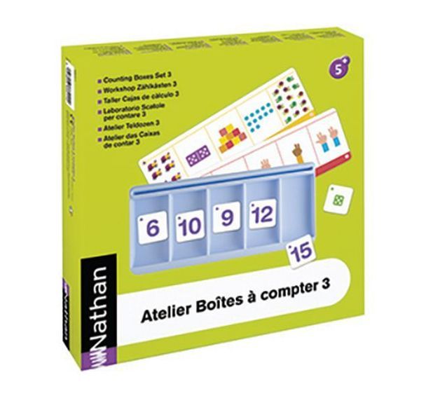 Atelier boîtes à compter 3 pour 2 enfants