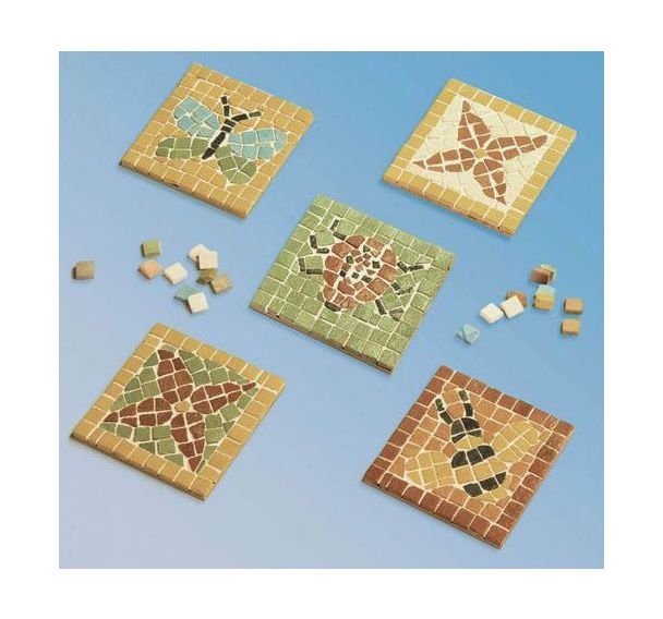 Atelier créatif de mosaïques - dessous de verre 9x9 cm