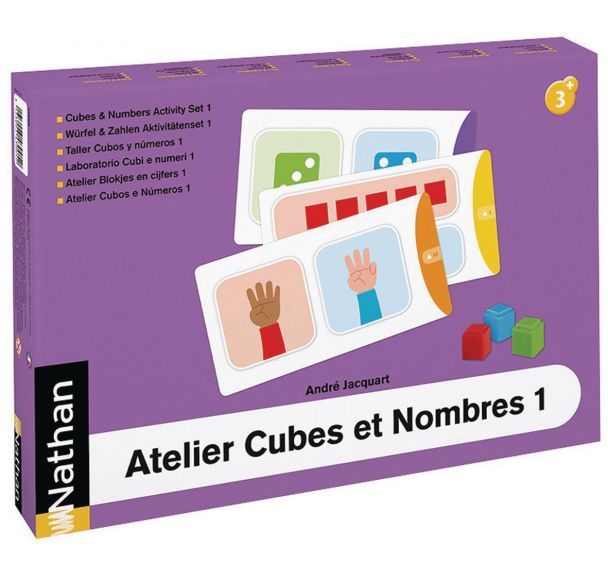 Atelier cubes et nombres 1 pour 2 enfants