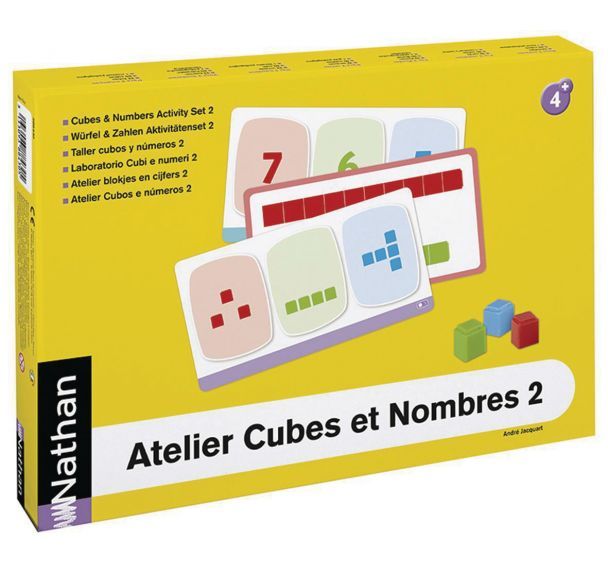 Atelier cubes et nombres 2 pour 2 enfants