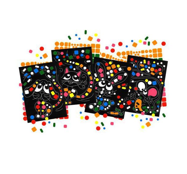 Atelier gommettes 12 feuilles A4