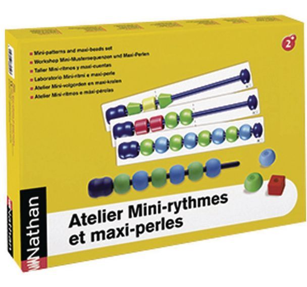 Atelier mini-rythmes et maxi-perles pour 2 enfants