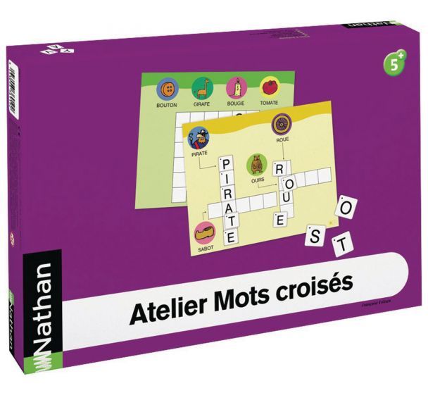 Atelier mots croisés pour 2 enfants