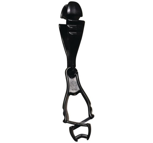 Attache-gants à double clip - Noir