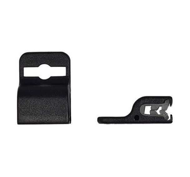 Attache porte-badge Grip Plastique Noir