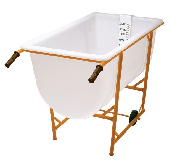 Auge à fond cylindrique 210 litres avec piétement - Mondelin