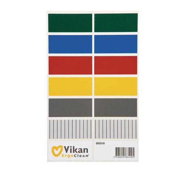 Autocollant de couleur pour boîtes à lingettes