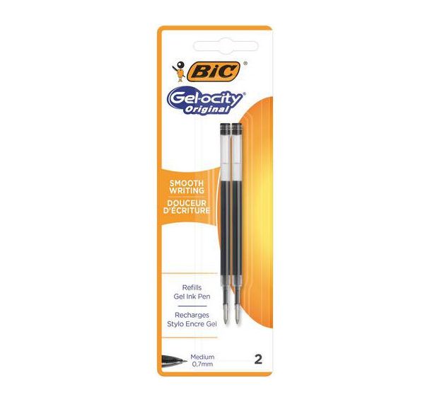BIC Gel-ocity Original recharges stylo gel pointe moyenne