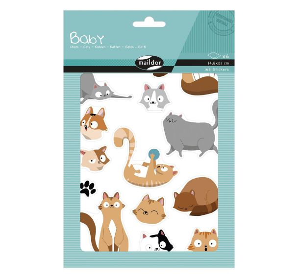 Baby, Chats, Sach 6 pl 14,8x21cm