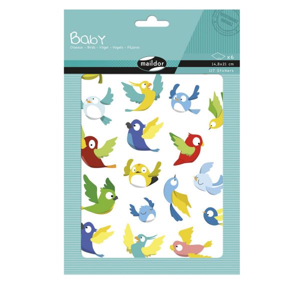 Baby, Sach 6 pl 14,8x21cm, Oiseaux