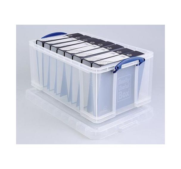 Bac 64 litres avec couvercle incolore