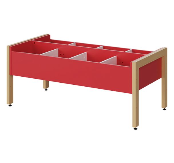 Bac à albums/BD Ellipse enfant structure bois - Manutan Expert