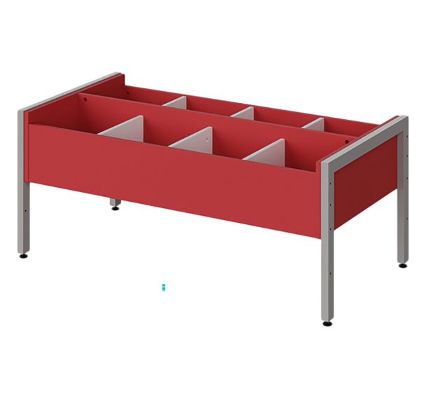 Bac à albums/BD structure métal Ellipse enfant - Manutan Expert