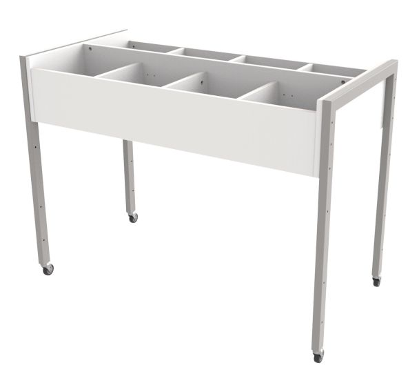 Bac à albums haut simple Ellipse structure tube - Manutan Expert