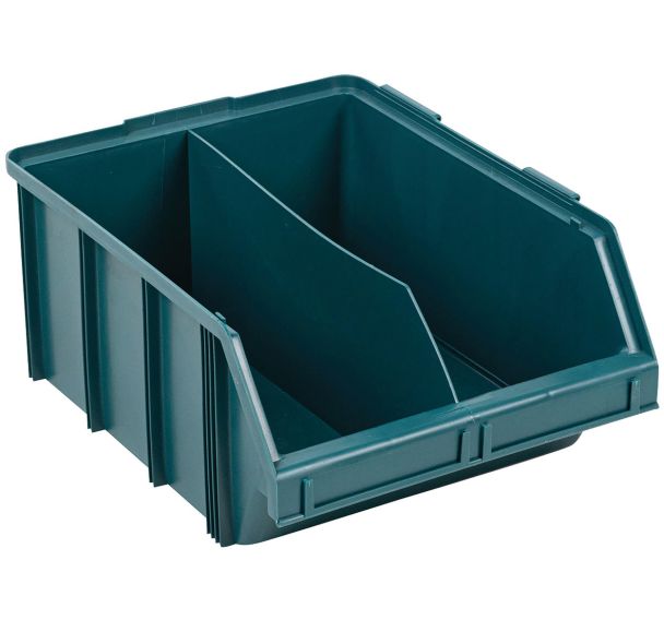 Bac à bec assemblable GM - L: 570 mm - 60 L avec séparation - Vert