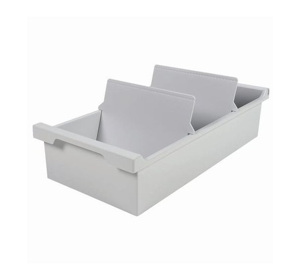 Bac à fiches DIN A6-Gris lumière