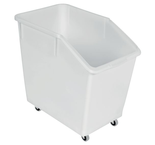 Bac à ingrédients 80 L - 4 roues - Blanc