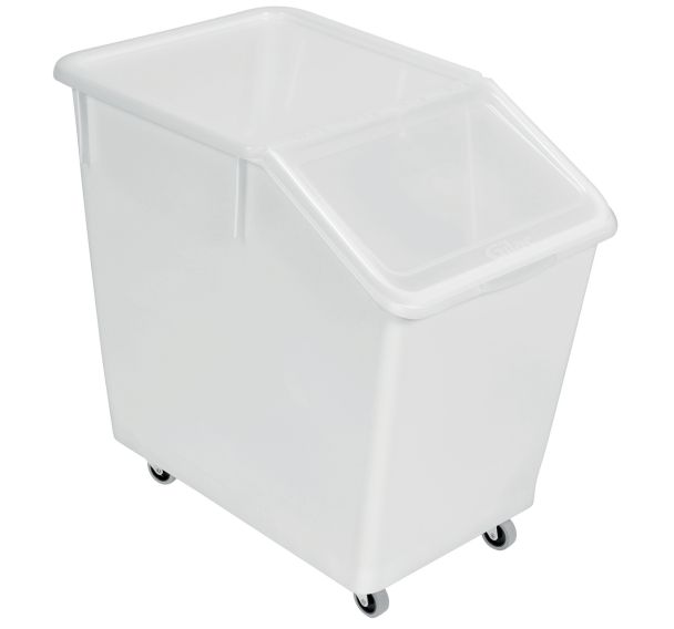 Bac à ingrédients 80 L - 4 roues - Couvercle transparent