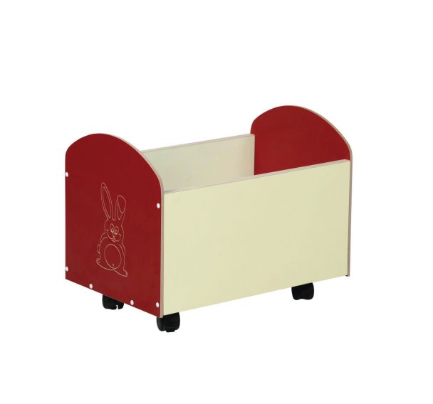 Bac à roulettes Zébulon décor lapin