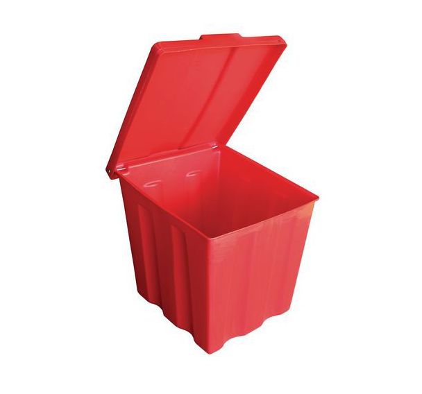 Bac à sel ou sable - 200 L - EMP - Rouge Signal