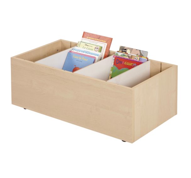 Bac albums bas sur roulettes Confetti