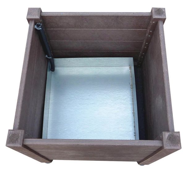 Bac de fond pour jardinière Espace Urbain