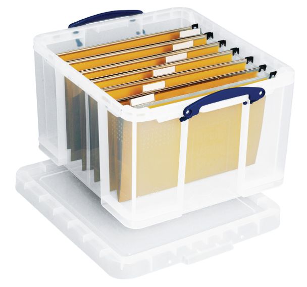 Bac de rangement - Longueur 395 mm - 9 à 19 L - Modèle translucide