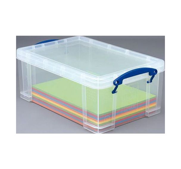 Bac de rangement 9 litres incolore