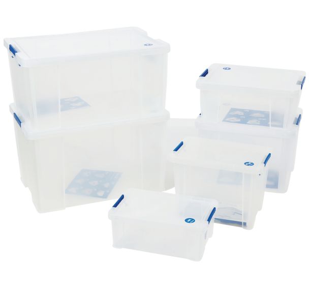 Bac de rangement et couvercle - L320 à 580mm- 10 à 70L- Manutan Expert