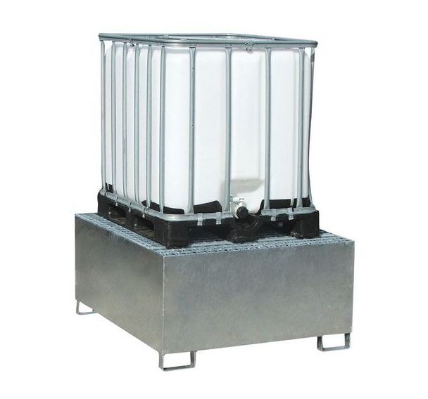 Bac de rétention en acier 1050 L - Sameto Technifil