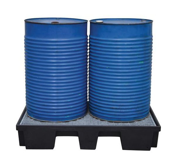 Bac de rétention PE recyclé 120 L - Manutan Expert