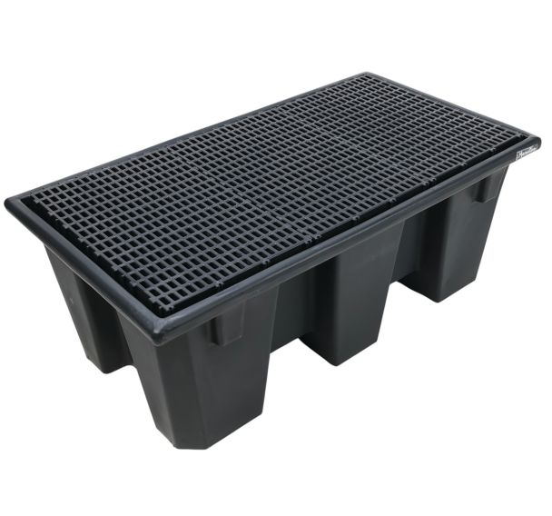 Bac de rétention PE recyclé 220 L - Manutan Expert