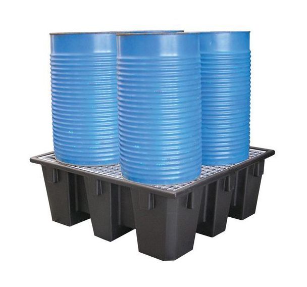 Bac de rétention PE recyclé 450 L - Manutan Expert