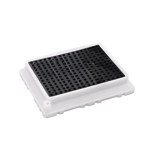 Bac de rétention de laboratoire - Cap: de rétention 5.7 L Charge 10 kg