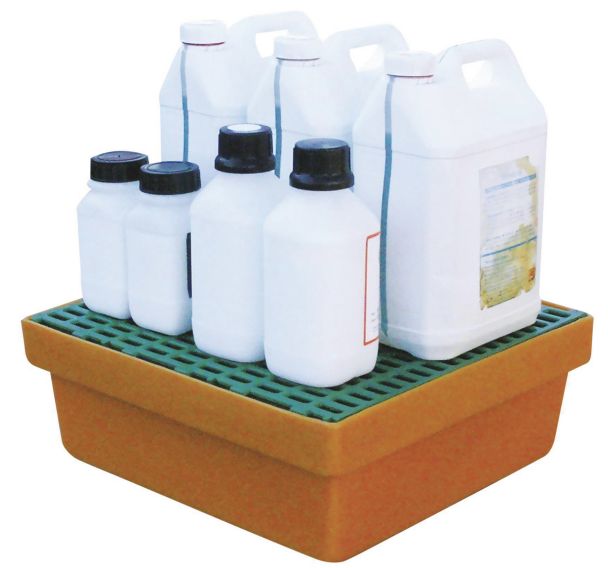 Bac de rétention de laboratoire - Capacité 20 L  - Manutan Expert