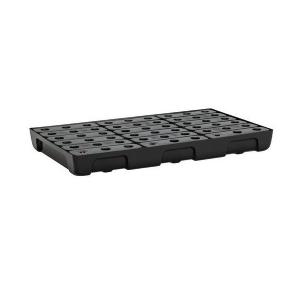 Bac de rétention en PE recyclé - 10/6 avec caillebotis - 33L