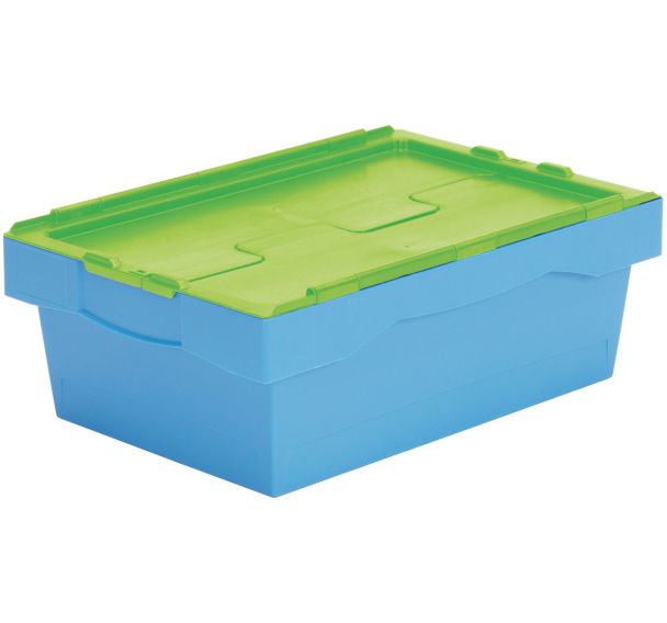 Bac de transport à code couleur - Longueur 600 mm - 38 à 55 L