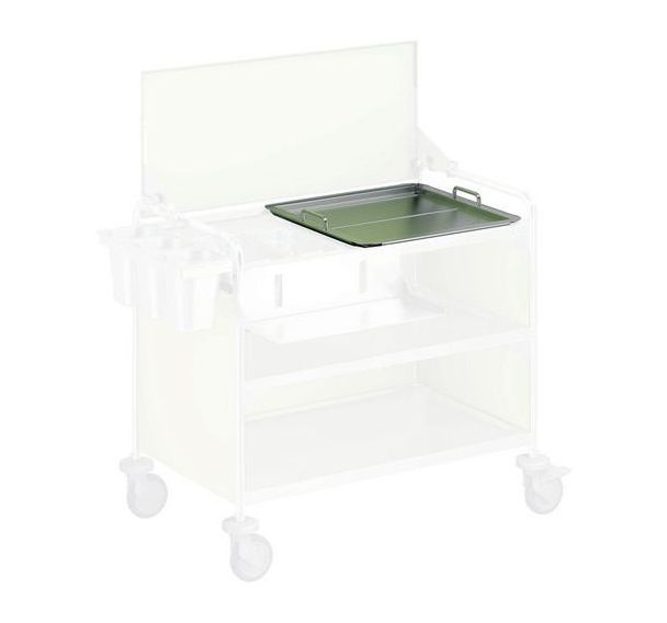 Bac d'égouttement pour station de débarrassage mobile 10x6-3