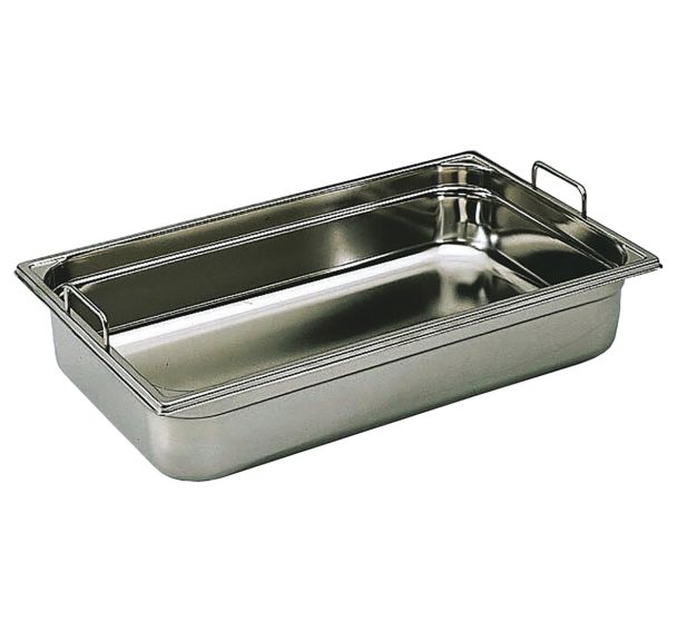 Bac gastronorme 2/3 anses fixes - hauteur 150mm