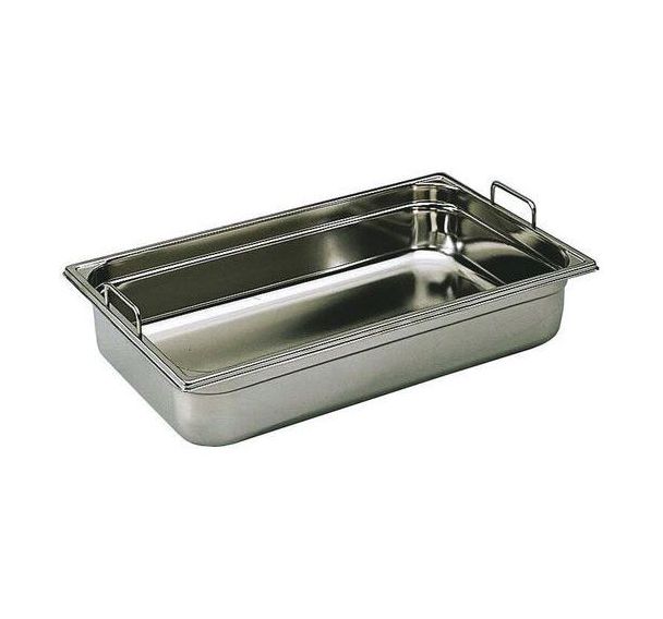Bac gastronorme plein avec anse escamotable GN 1/1 - 20 cm
