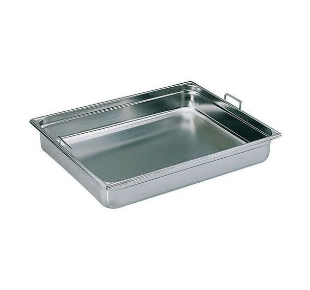 Bac gastronorme plein avec anse escamotable GN 2/1 - Matfer