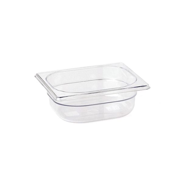 Bac gastronormes en copolyester GN 1/6 - transparent