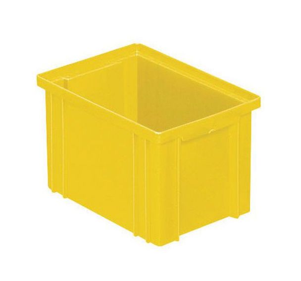 Bac gerbable - Jaune - Longueur 200 à 630 mm - 3,6 à 85 L