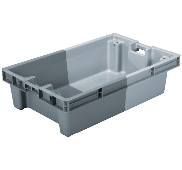 Bac gerbable grand format - Bicolore - Longueur 620 à 890 mm - 60 à 75 L - Schoeller Allibert