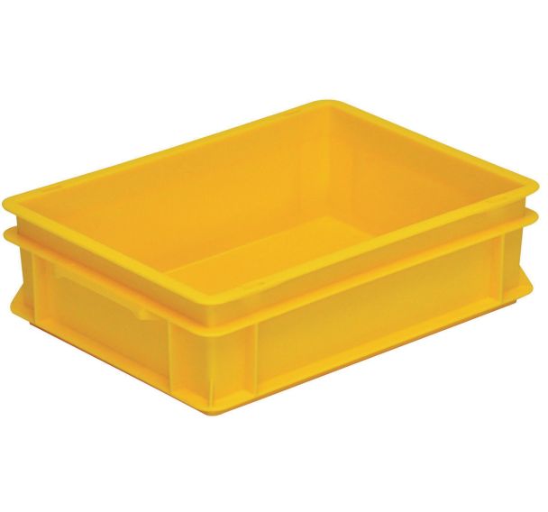 Bac gerbable norme Europe jaune RAKO - 10 à 42 L