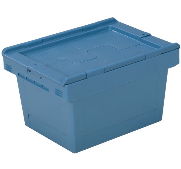 Bac multifonction à couvercle double rabat - Longueur 400 mm - 17 à 25 L