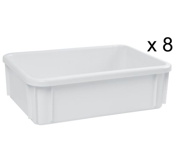 Bac plastique - Longueur 300 à 400 mm - 5 et 10L - Vepabins